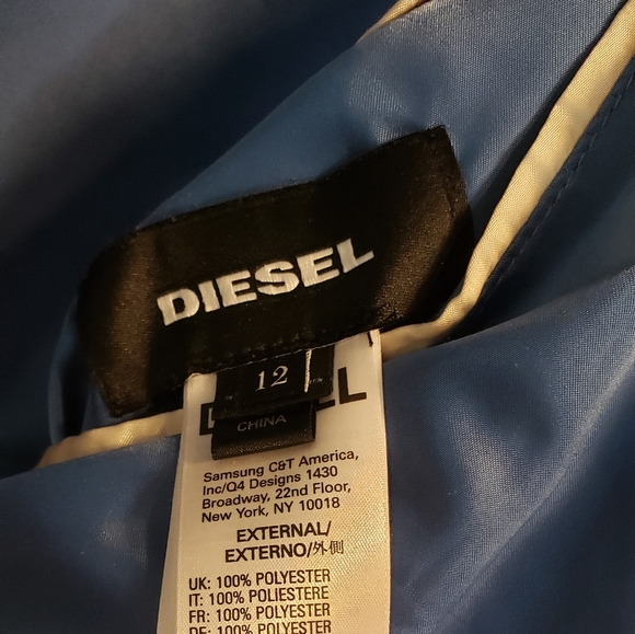 Diesel Souvenir Jacket Medium Embroidered Satin - Picture 4 of 4